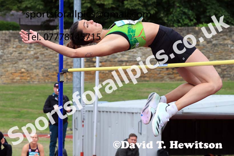 Womens Heptathlon High Jump, 2024 EAP International Combined events, Hewcham, Northumberland.  Photo: David T. Hewitson/Sports for All Pics